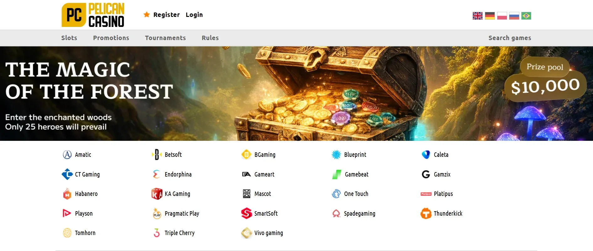 pelican casino online